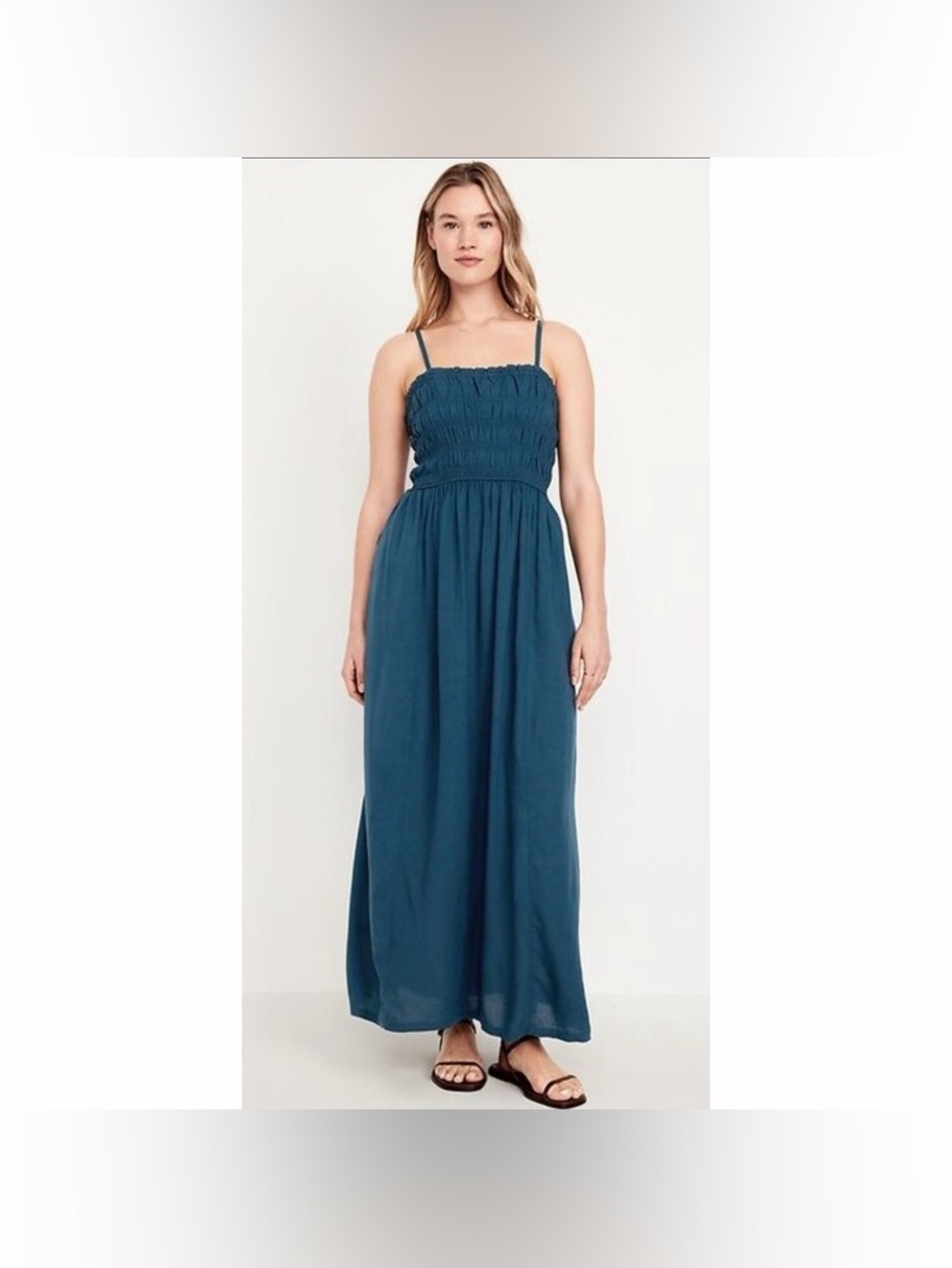 Old Navy Fit & Flare Sleeveless Maxi Dress - L - EUC! - Picture 2 of 8